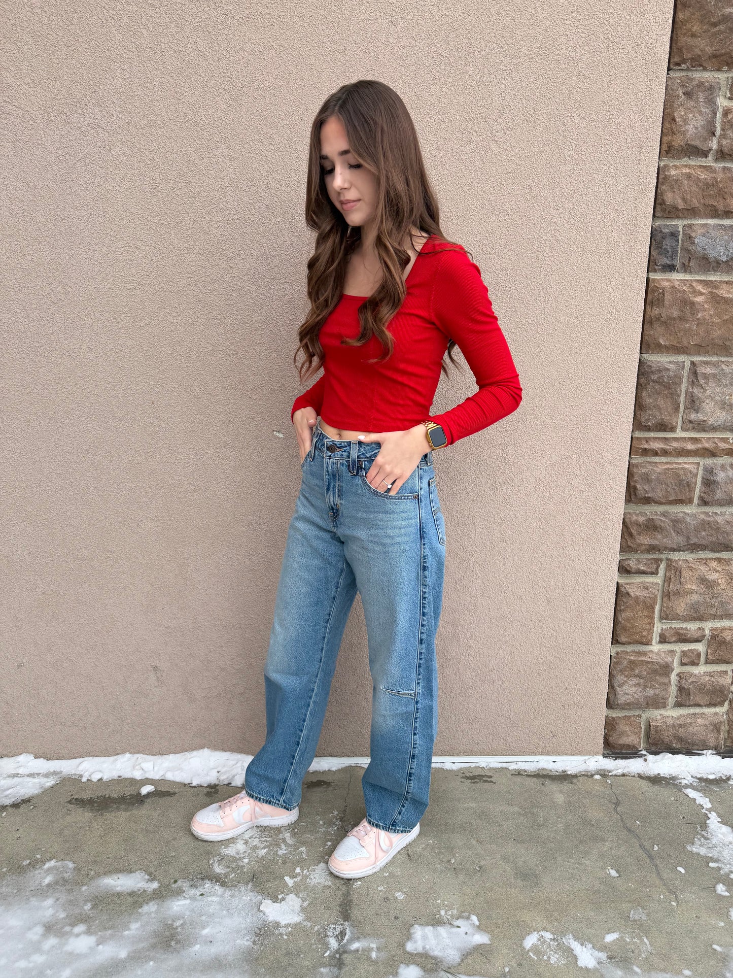 Baggy Dad Barrel Jean-Medium Wash-Levi's