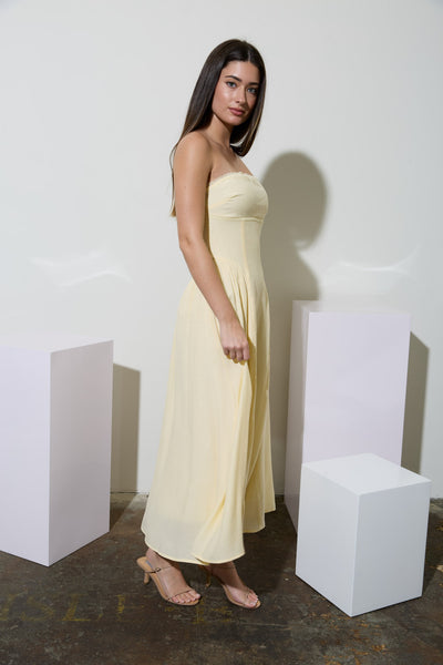 Golden Hour Strapless Dress