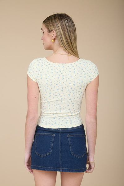 Country Girl Tee-Yellow