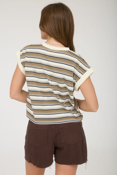 Daydreamer Multi-stripe Top