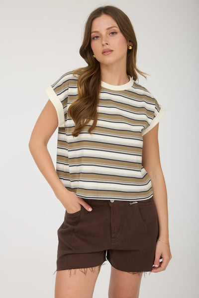 Daydreamer Multi-stripe Top