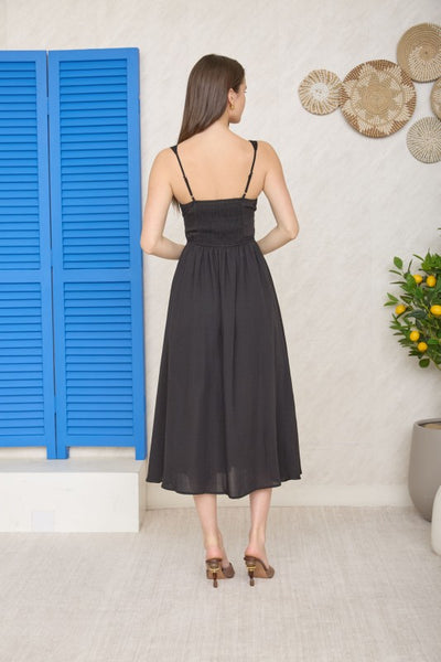 Genevieve Dress-Black - Uforia Muse 