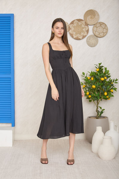 Genevieve Dress-Black - Uforia Muse 