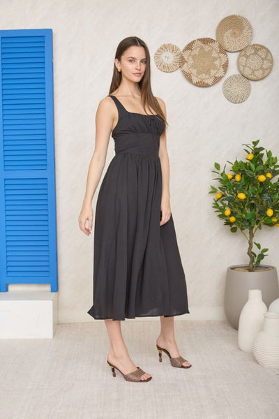 Genevieve Dress-Black - Uforia Muse 