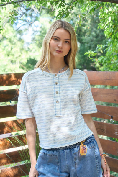 Summer Henley Top