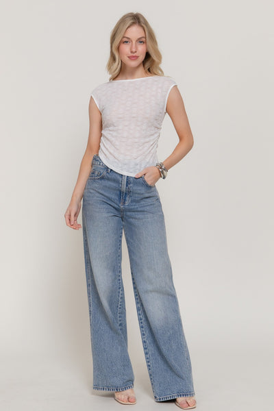 Teddy Reversible Lace Top