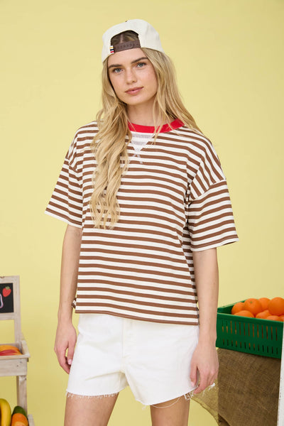 Two-Step Stripe Tee