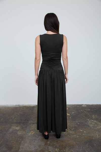 Halston Dress-Black - Uforia Muse 