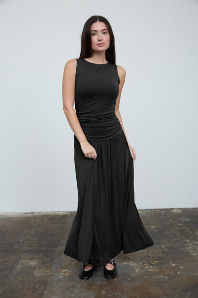 Halston Dress-Black - Uforia Muse 