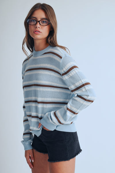 Coastal Stripe Light Knit Top