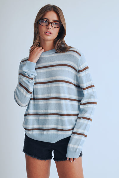 Coastal Stripe Light Knit Top