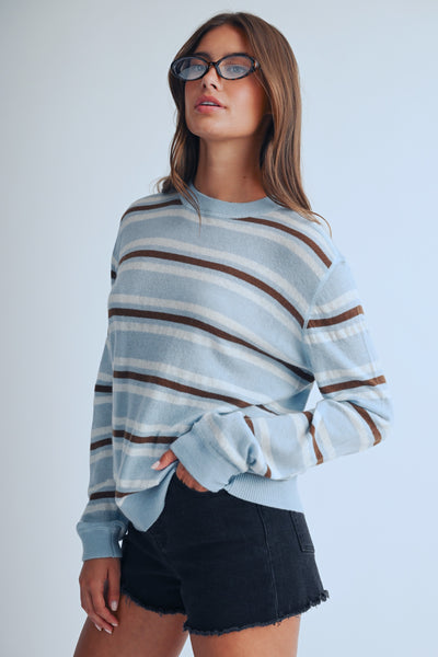Coastal Stripe Light Knit Top