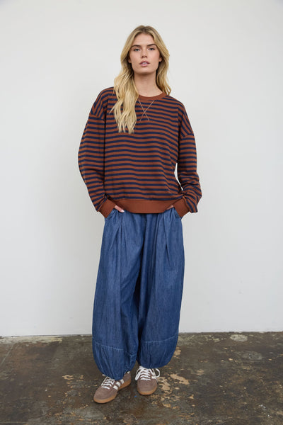 Dallas Striped Sweatshirt