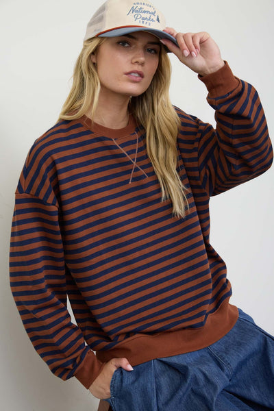 Dallas Striped Sweatshirt