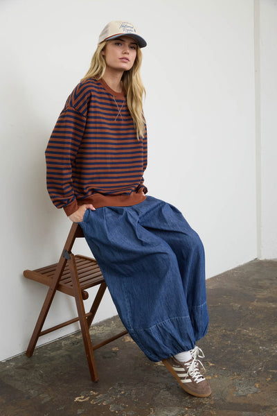 Dallas Striped Sweatshirt