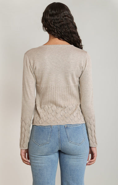 Annika Front Tie Cardigan- Dex