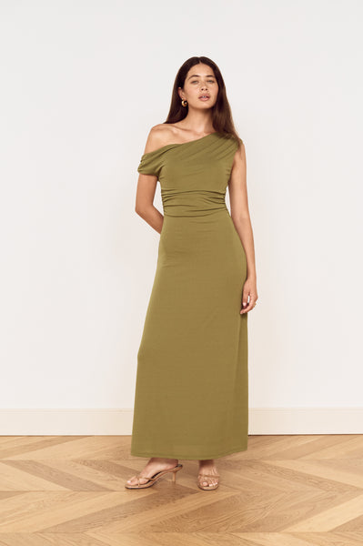 Aster Mesh Midi Dress