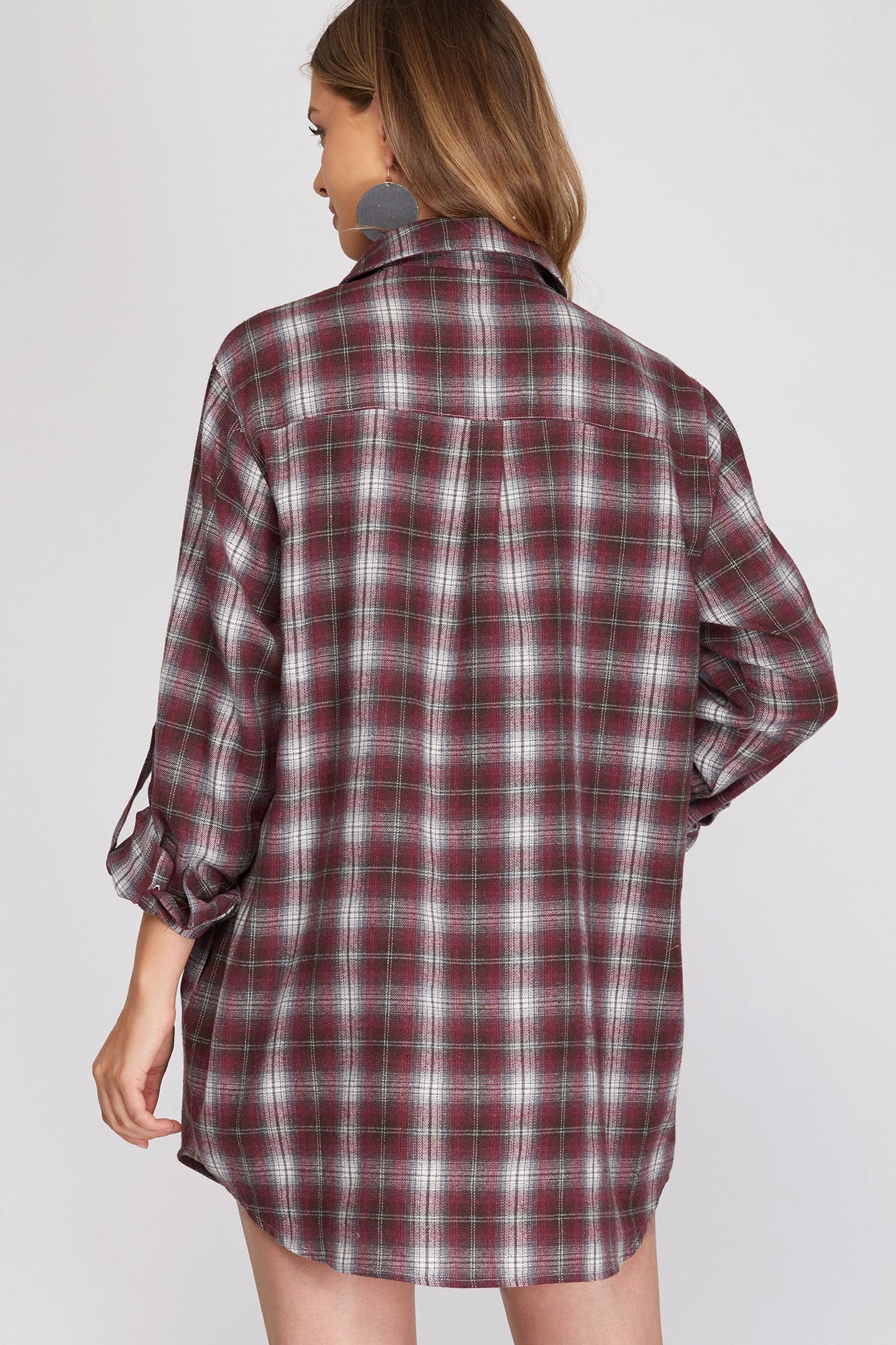 Plaid Tunic Dress