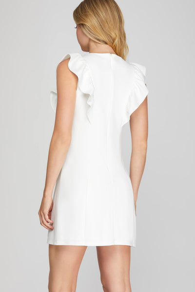 Scottie Dress-White - Uforia Muse 
