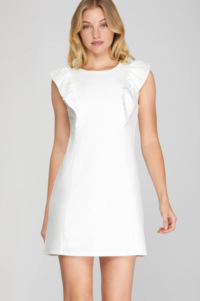 Scottie Dress-White - Uforia Muse 