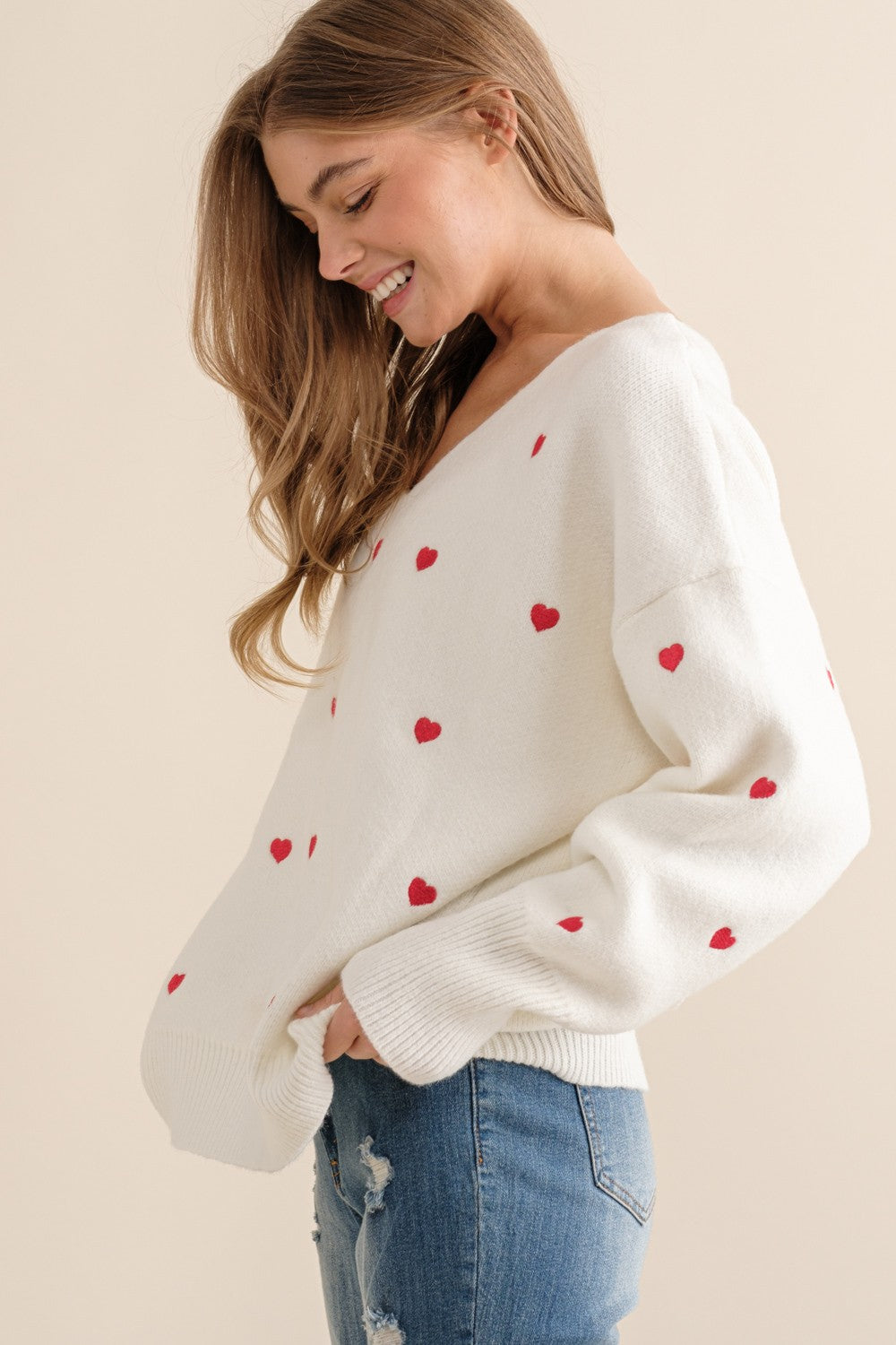 Valentina Hearts Sweater