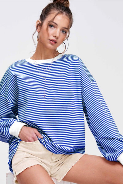 Stella Stripe Long Sleeve - 3 Colours - Uforia Muse 