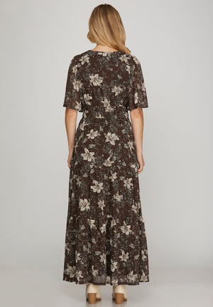 Autumn Flower Dress- She & Sky