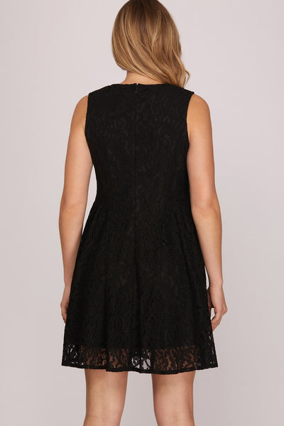 Nova Lace Dress-White - Uforia Muse 