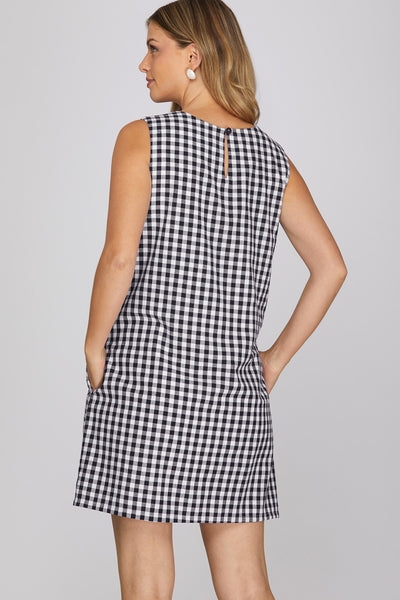 Zane Gingham Dress - Uforia Muse 