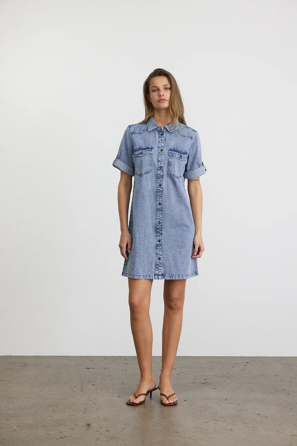 Signe Denim Dress- Noisy May