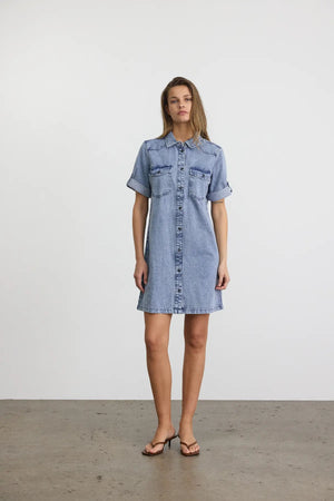 Signe Denim Dress- Noisy May