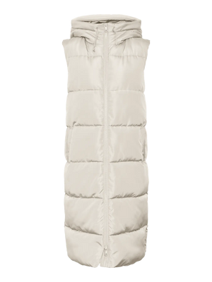 Liganne Puff Vest-Stone-Vero Moda