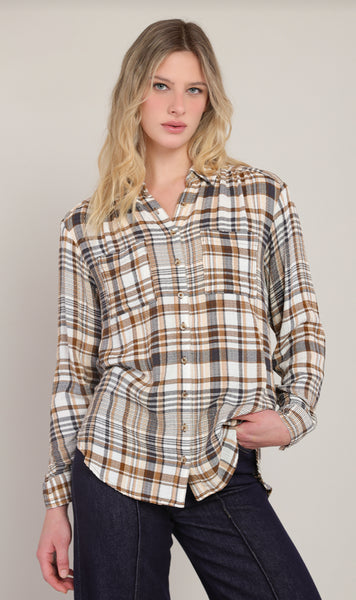 Autumn Plaid Shirt- Dex