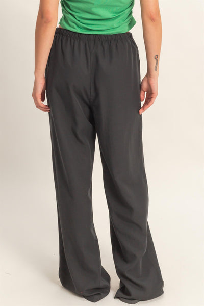 Drawstring Black Pant