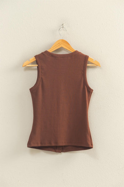 Tommy Button Tank-2 Colours! - Uforia Muse 