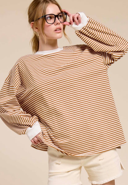 Stella Stripe Long Sleeve - 3 Colours - Uforia Muse 