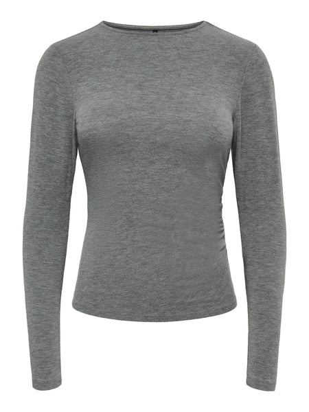 Glamour L/S Top-Grey or Brown - Only