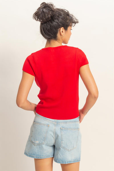 Karis Button Top