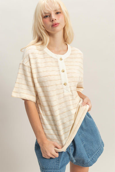 Tate Striped Top - Uforia Muse 