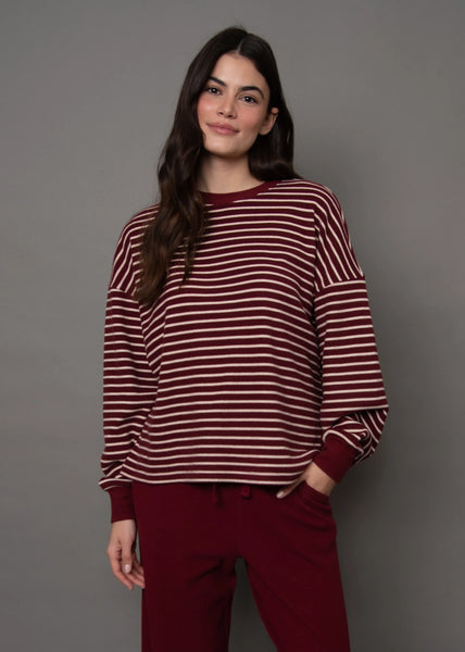Colbert Striped Sweatshirt- Rd Style