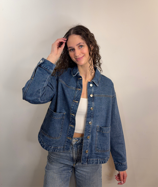 Jamie Denim Shacket-Vero Moda - Uforia Muse 