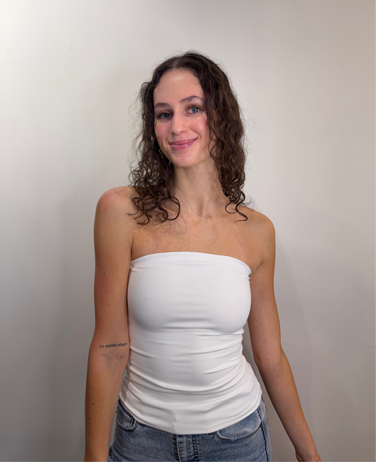 Badia Bandea Top-White-Second Skin-RD Style