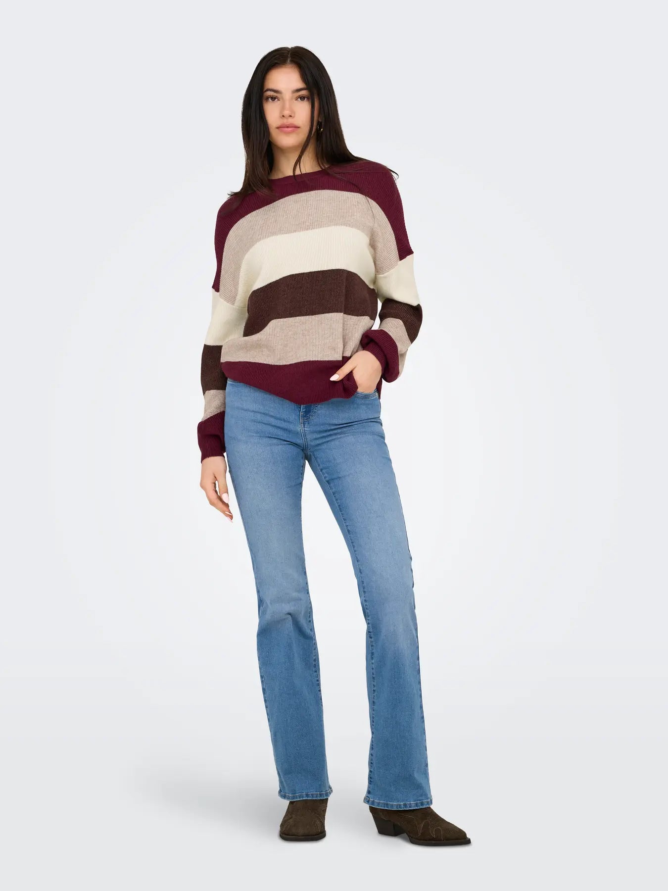 Atia Pullover-Cab Stripe-Only