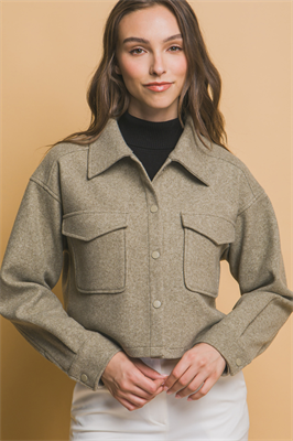 Jasper Jacket- Lt Olive- Love Tree