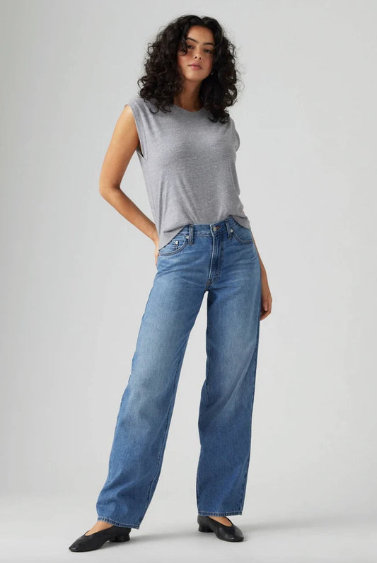 Baggy Dad-heavy-check-Levi's