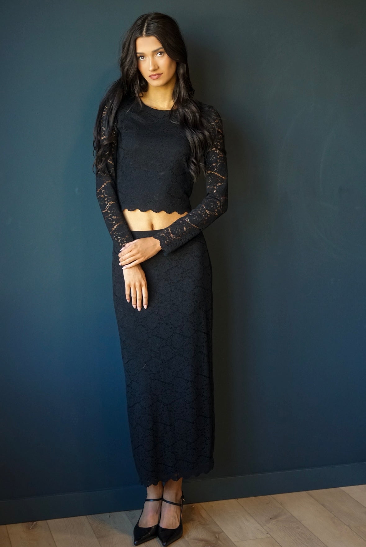 Via Midi Skirt- Z Supply