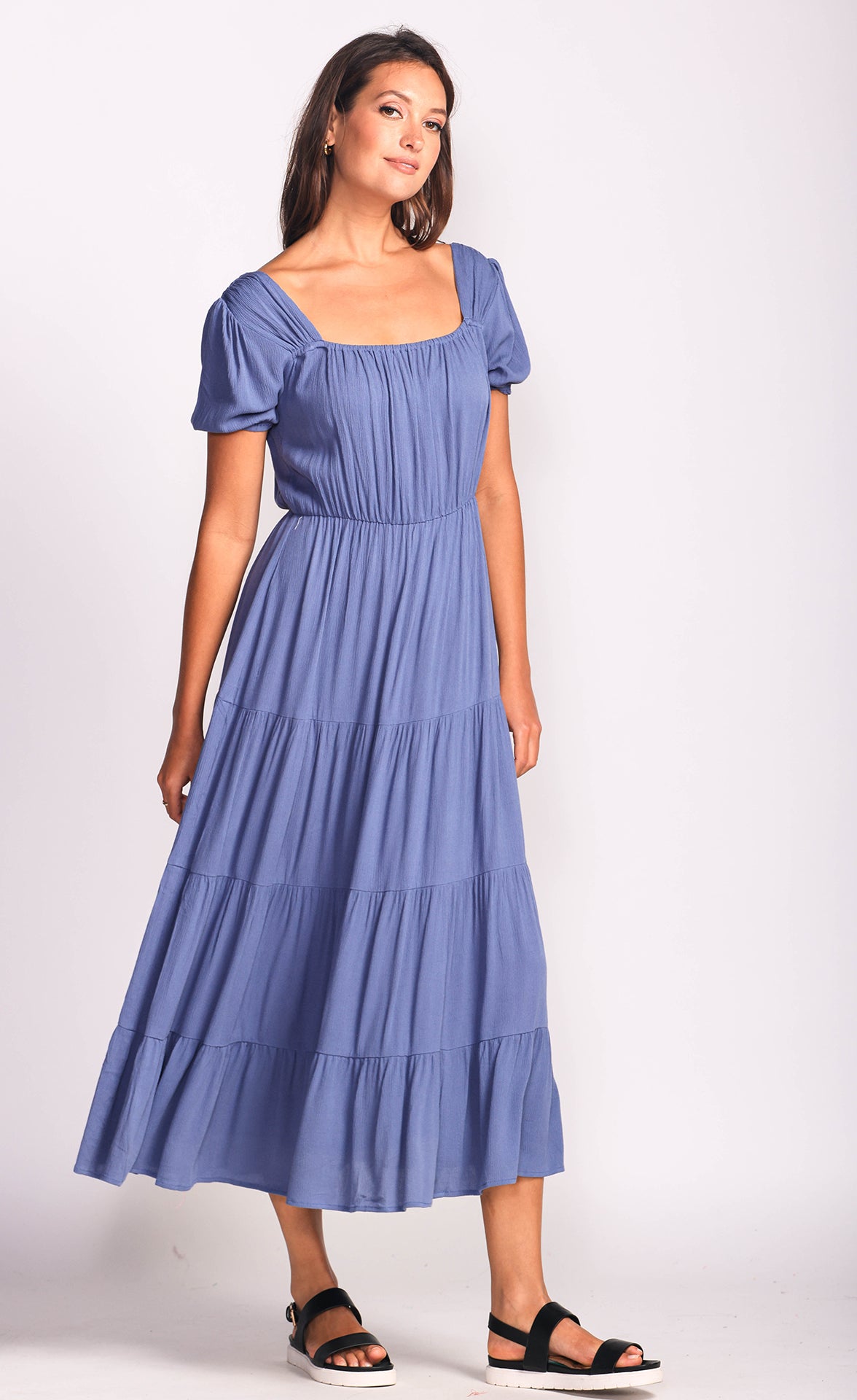 Ariel Dress- Soft Blue- Pink Martini