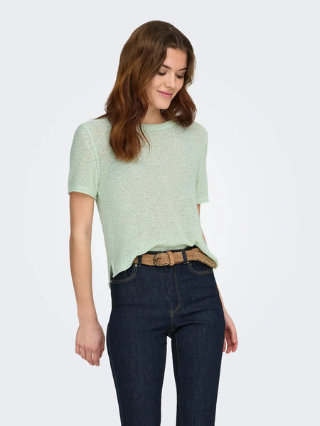 Sunny Knit Pullover-Lilypad- Only - Uforia Muse 