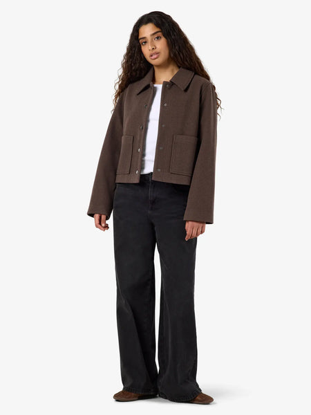 Lucy Short Jacket-Chocolate-Noisy May - Uforia Muse 