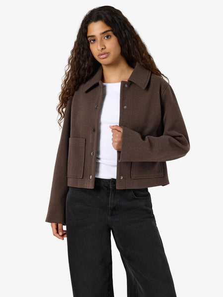 Lucy Short Jacket-Chocolate-Noisy May - Uforia Muse 